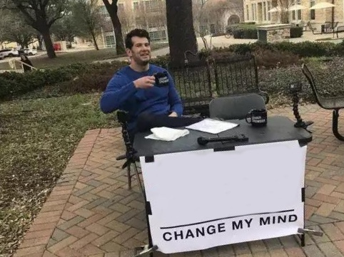 Change My Mind meme about Nordace