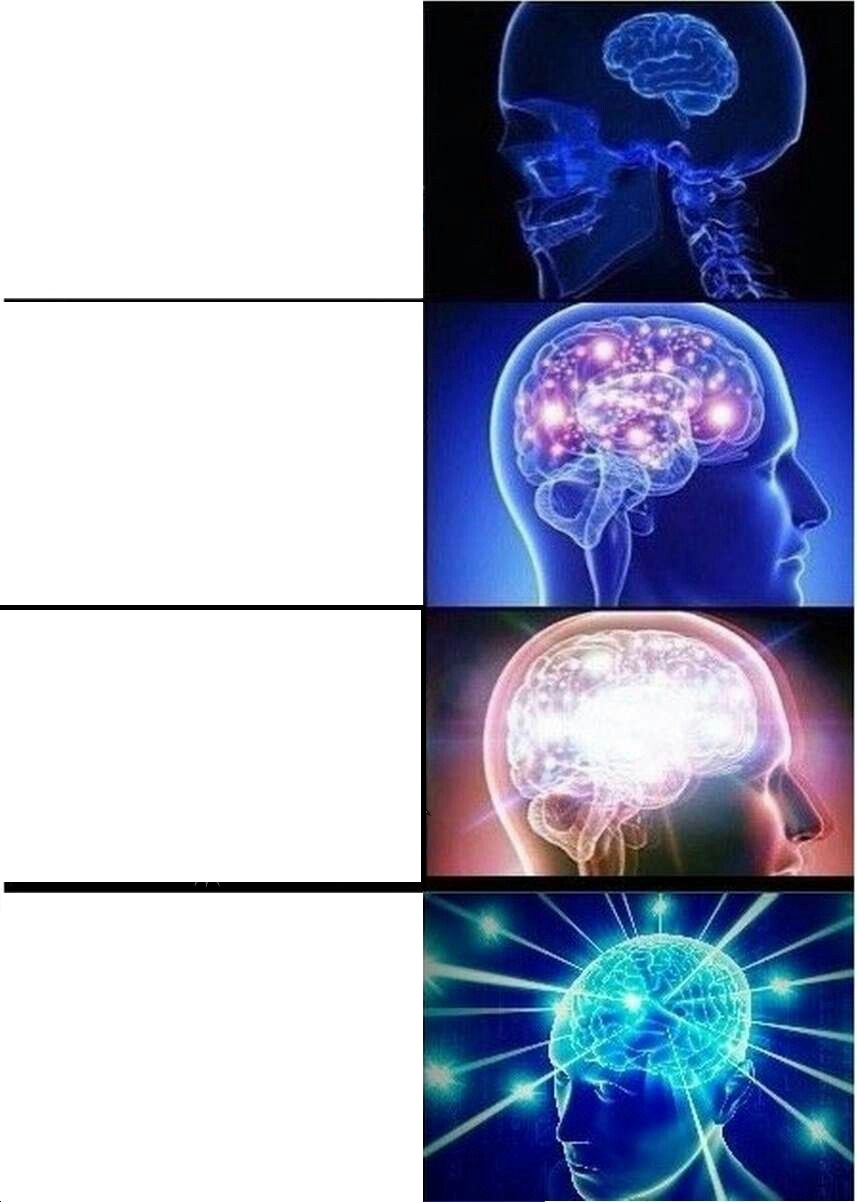 Expanding Brain meme about Nordace