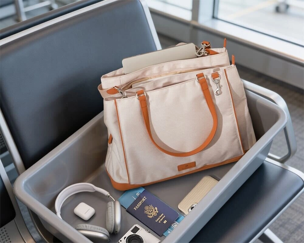Siena Triple Compartment Tote Bag